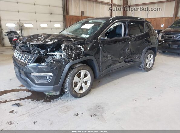 3C4NJDBB5KT847112 2019 JEEP COMPASS Black წინა მარცხენა ხედი სამი მეოთხედიდან