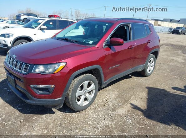 3C4NJDBB5MT516615 2021 JEEP COMPASS Red Առջևի ձախ երեք քառորդ տեսարան