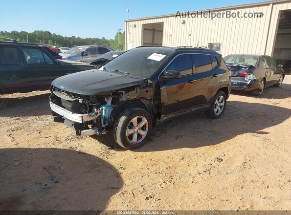 3C4NJDBB6JT162647 2018 JEEP COMPASS Black წინა მარცხენა ხედი სამი მეოთხედიდან
