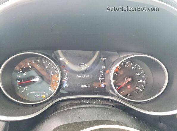 3C4NJDBB6KT713581 2019 JEEP COMPASS Белый Вид щитка приборов