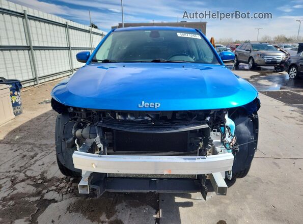 3C4NJDBB6MT516008 2021 JEEP COMPASS Синий Вид спереди