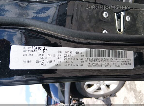 3C4NJDBB7HT657367 2017 JEEP NEW COMPASS Black Engine compartment view