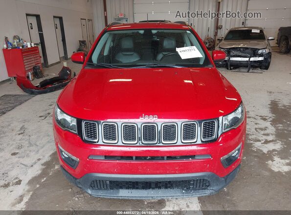 3C4NJDBB8HT651786 2017 JEEP NEW COMPASS Red Instrument cluster view