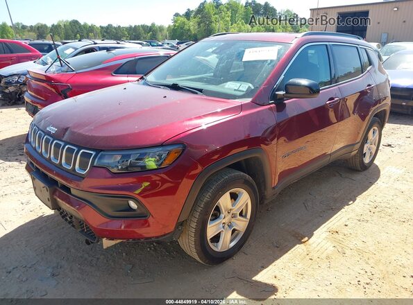 3C4NJDBB8NT151008 2022 JEEP COMPASS Burgundy Front left