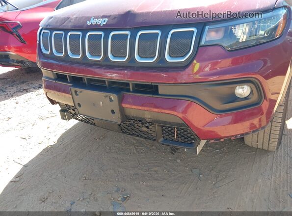 3C4NJDBB8NT151008 2022 JEEP COMPASS Burgundy Front view