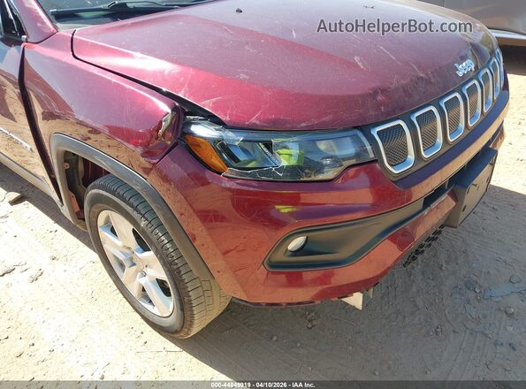 3C4NJDBB8NT151008 2022 JEEP COMPASS Burgundy 