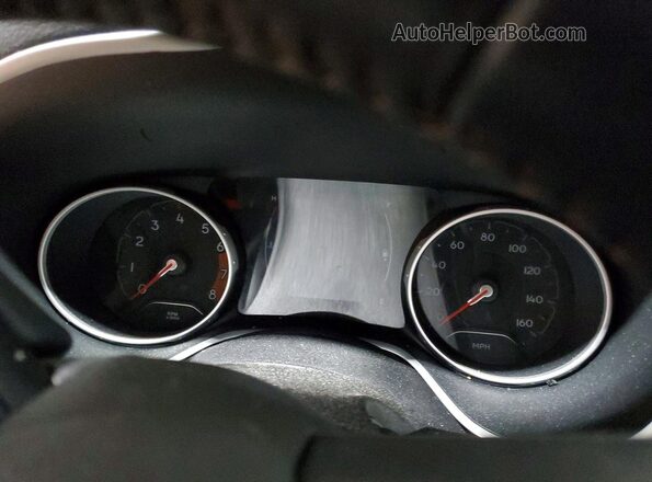 3C4NJDBBXJT270656 2018 JEEP COMPASS Black Instrument cluster view