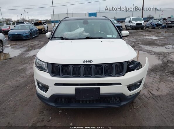 3C4NJDBBXMT510602 2021 JEEP COMPASS White Instrument cluster view