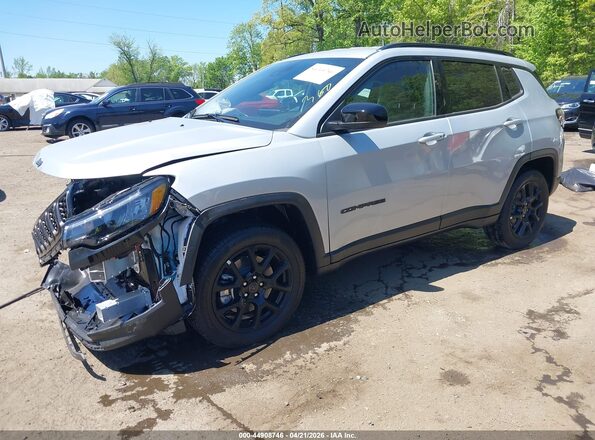 3C4NJDBN5TT169649 2026 JEEP COMPASS Silver წინა მარცხენა ხედი სამი მეოთხედიდან
