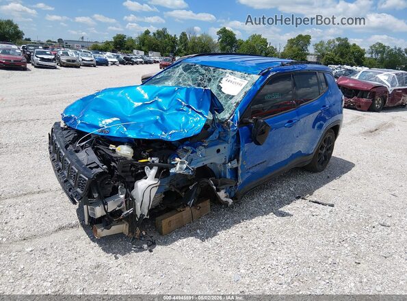 3C4NJDBN6ST517845 2025 JEEP COMPASS Blue Առջևի ձախ երեք քառորդ տեսարան