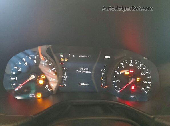 3C4NJDBN9ST533683 2025 JEEP COMPASS Красный Вид щитка приборов