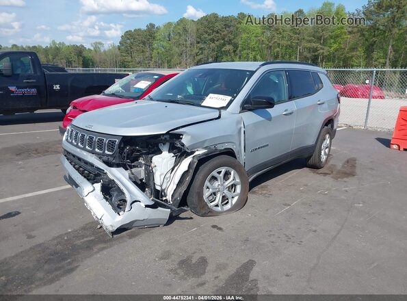 3C4NJDBNXRT175519 2024 JEEP COMPASS Silver Передня ліва чверть
