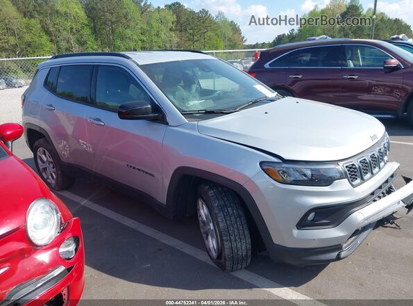 3C4NJDBNXRT175519 2024 JEEP COMPASS Silver Вид щитка приладів
