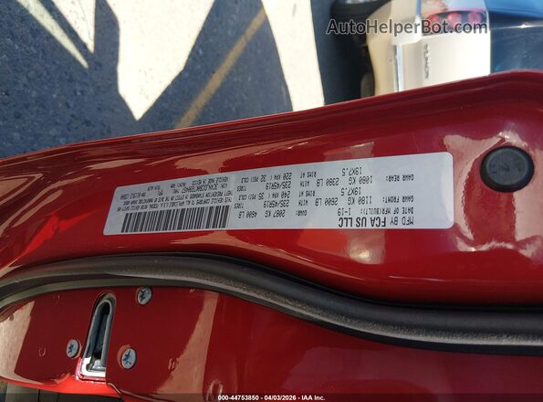 3C4NJDCB0KT690457 2019 JEEP COMPASS Красный Вид подкапотного пространства