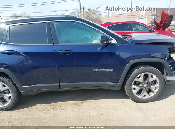 3C4NJDCB2LT223025 2020 JEEP COMPASS Синий Вид задней части салона