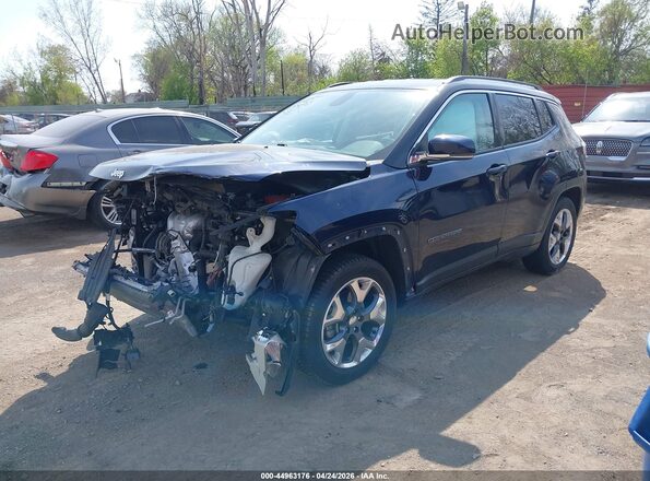 3C4NJDCB2LT223025 2020 JEEP COMPASS Синий Передняя левая четверть