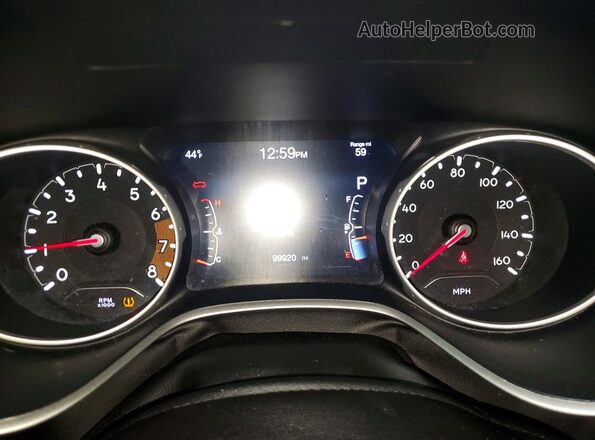3C4NJDCB4KT791002 2019 JEEP COMPASS Gray Widok zestawu wskaźników