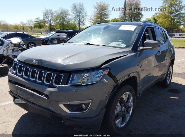 3C4NJDCB5LT138048 2020 JEEP COMPASS Gray Vista tres cuartos delantera izquierda