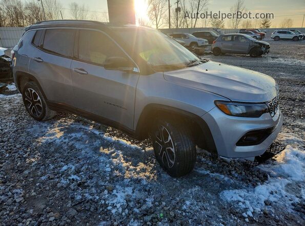 3C4NJDCB9NT186283 2022 JEEP COMPASS Gray Передня права чверть