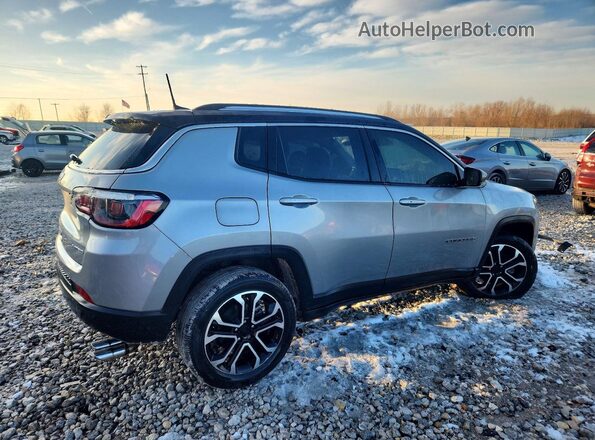 3C4NJDCB9NT186283 2022 JEEP COMPASS Gray Задня права чверть