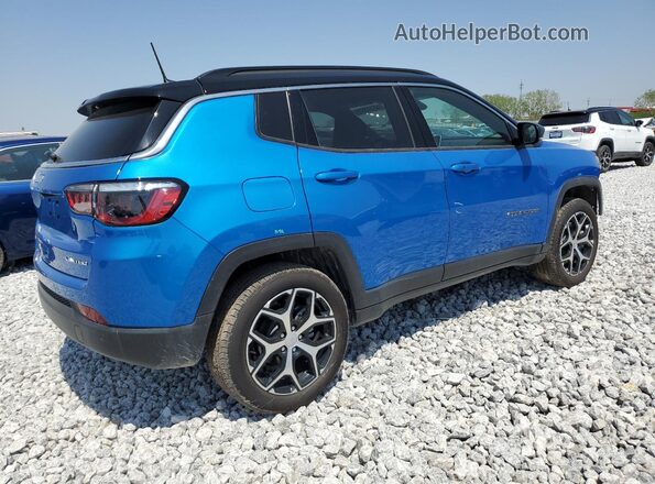3C4NJDCN1RT148370 2024 JEEP COMPASS Синий Задняя правая четверть