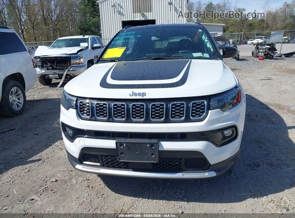3C4NJDCN3RT173240 2024 JEEP COMPASS White Vista del cuadro de instrumentos