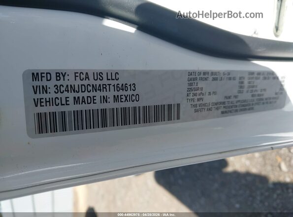 3C4NJDCN4RT164613 2024 JEEP COMPASS White Вид підкапотного простору