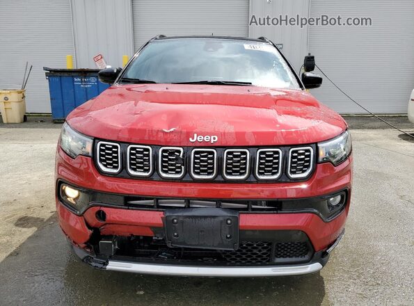 3C4NJDCN8ST510765 2025 JEEP COMPASS Red Vista interior de 360 grados