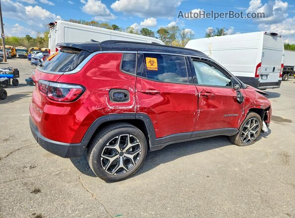 3C4NJDCNXST522349 2025 JEEP COMPASS Red Rear right
