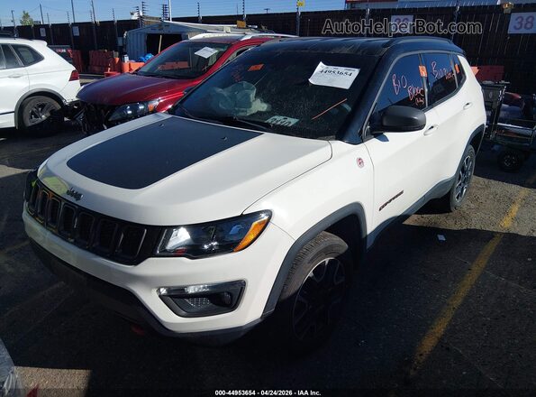 3C4NJDDB0KT709121 2019 JEEP COMPASS White Przód lewy