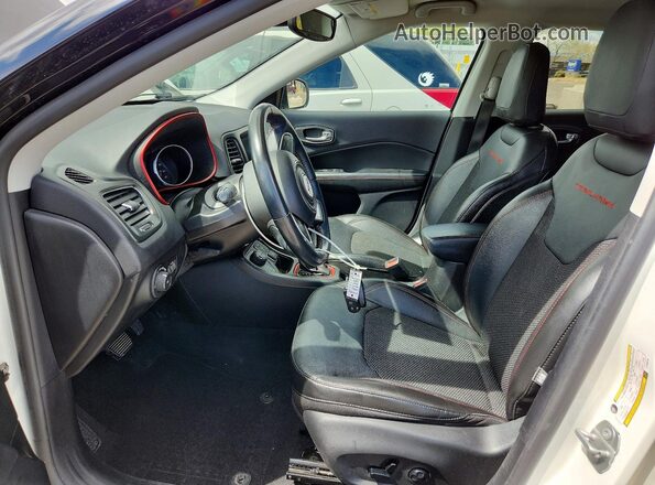 3C4NJDDB1LT248710 2020 JEEP COMPASS White წინა სალონის ხედი