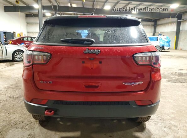 3C4NJDDB2KT649844 2019 JEEP COMPASS Red 