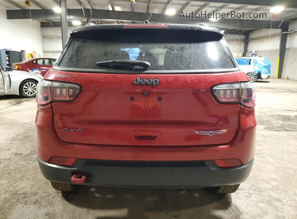3C4NJDDB2KT649844 2019 JEEP COMPASS Red 