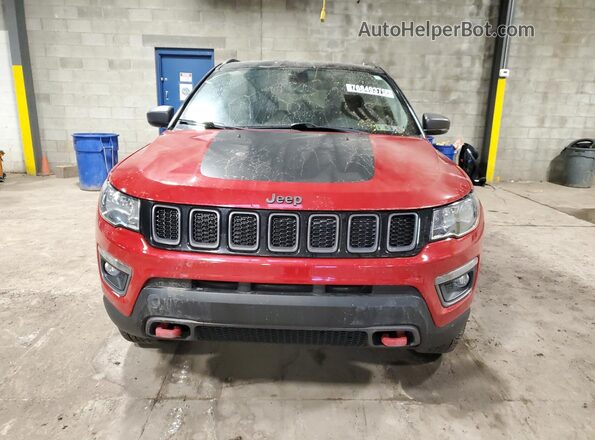 3C4NJDDB2KT649844 2019 JEEP COMPASS Red 