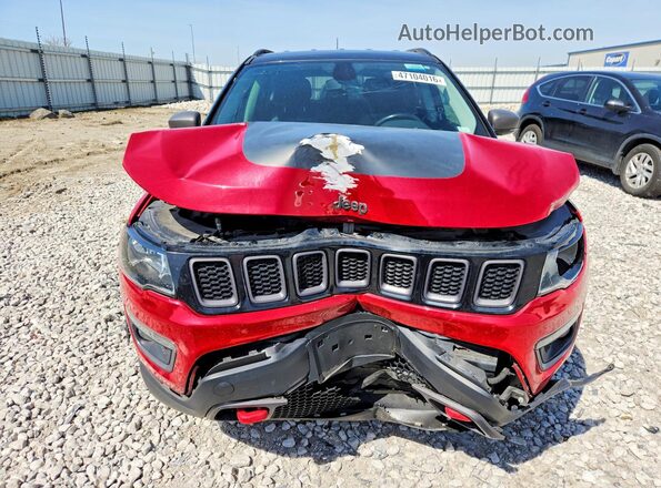 3C4NJDDB4KT595172 2019 JEEP COMPASS Red 