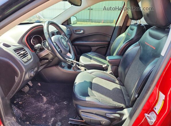 3C4NJDDB4KT595172 2019 JEEP COMPASS Red 