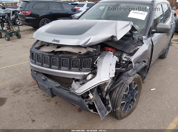 3C4NJDDB4LT195209 2020 JEEP COMPASS Silver Widok z przodu
