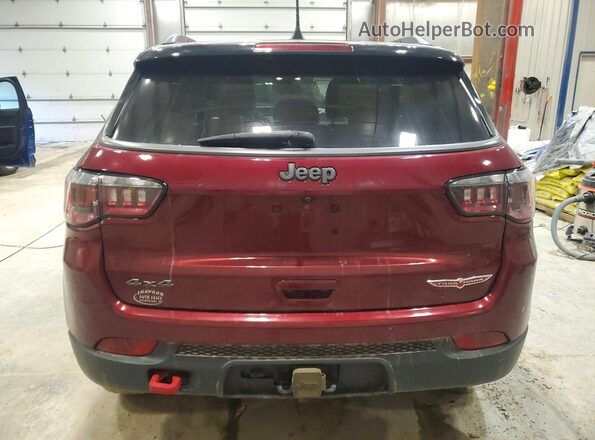 3C4NJDDB4MT506476 2021 JEEP COMPASS Burgundy უკანა ხედი
