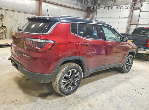 3C4NJDDB4MT506476 2021 JEEP COMPASS Burgundy უკანა მარჯვენა