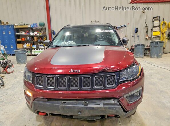 3C4NJDDB4MT506476 2021 JEEP COMPASS Burgundy წინა ხედი