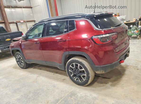 3C4NJDDB4MT506476 2021 JEEP COMPASS Burgundy უკანა მარცხენა
