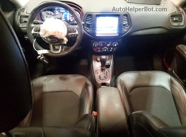 3C4NJDDB4MT506476 2021 JEEP COMPASS Burgundy წინა პანელის ხედი