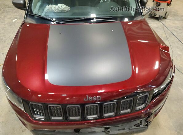 3C4NJDDB4MT506476 2021 JEEP COMPASS Burgundy უკანა სალონის ხედი