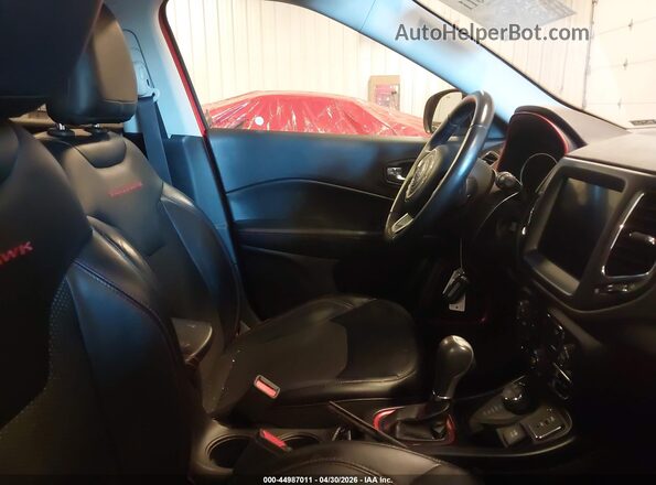 3C4NJDDB5HT624056 2017 JEEP NEW COMPASS Orange Вид салону спереду