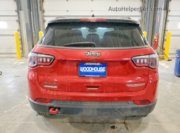 3C4NJDDB7MT512191 2021 JEEP COMPASS Red უკანა ხედი