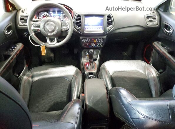 3C4NJDDB7MT512191 2021 JEEP COMPASS Red წინა პანელის ხედი