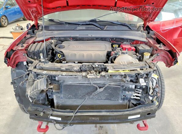 3C4NJDDB7MT512191 2021 JEEP COMPASS Red ძრავის განყოფილების ხედი
