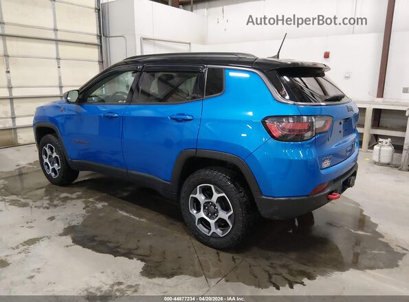 3C4NJDDB7NT105232 2022 JEEP COMPASS Синий Задняя левая четверть