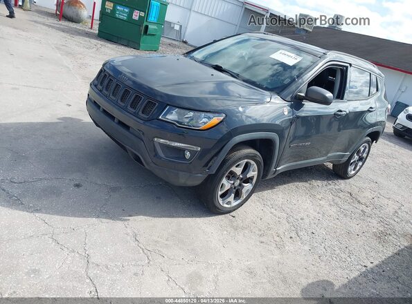 3C4NJDDB8HT635374 2017 JEEP NEW COMPASS Синий Передняя левая четверть