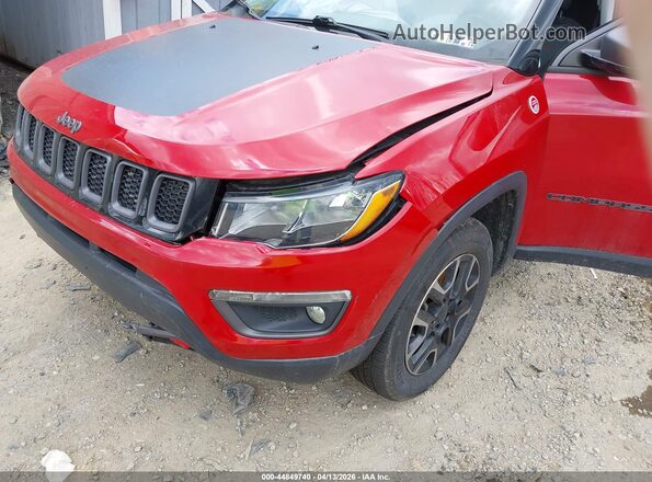 3C4NJDDB8KT772130 2019 JEEP COMPASS Red Front view